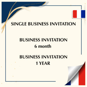 France - SINGLE BUSINESS INVITATION
