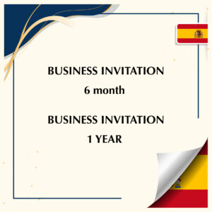 Spain – Business Invitation – 6 Months to 1 Year
